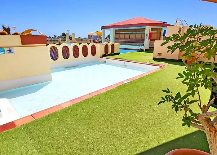Ferienwohnung Sol, Morro Jable, Meerblick, Klimaanlage, Pool