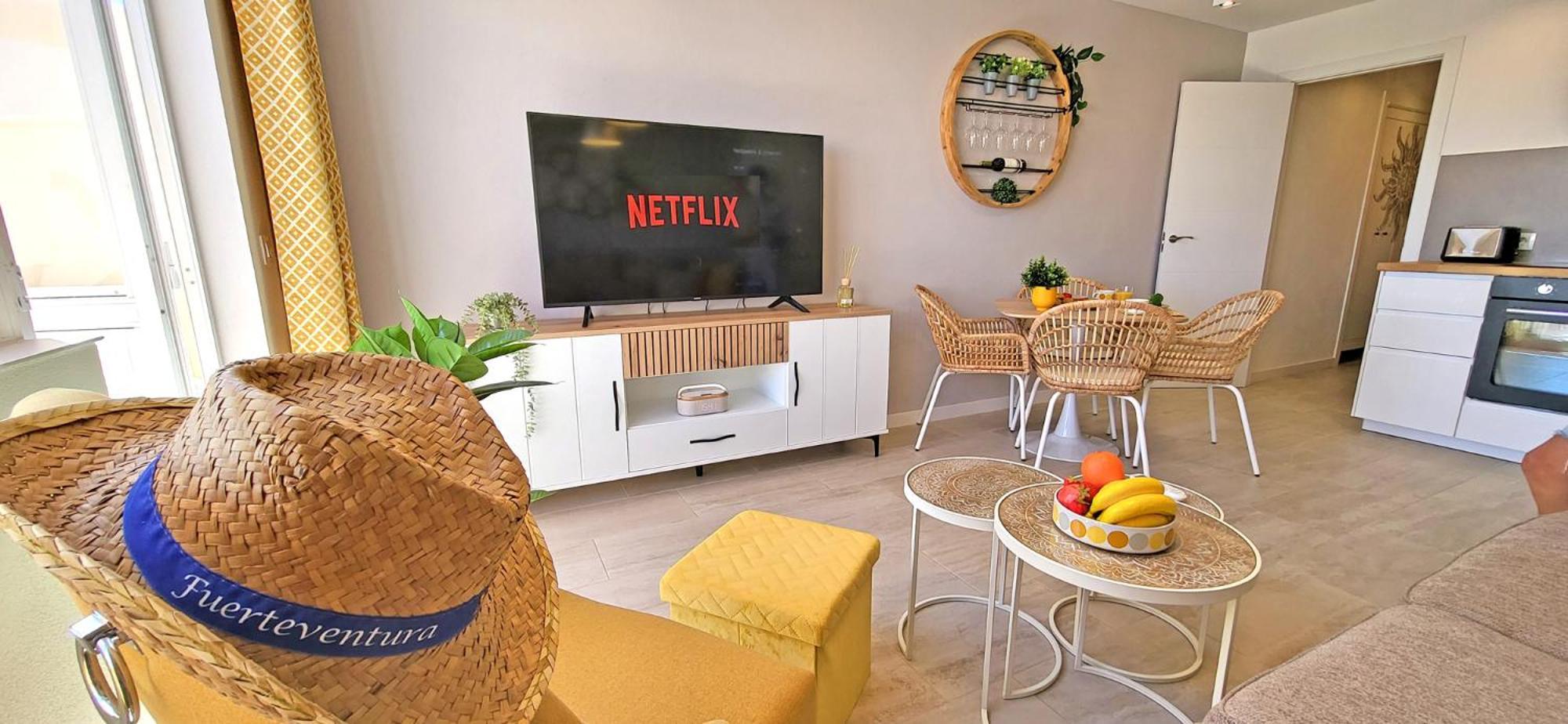 Apartamento Sol, Morro Jable, Meerblick, Klimaanlage, Pool